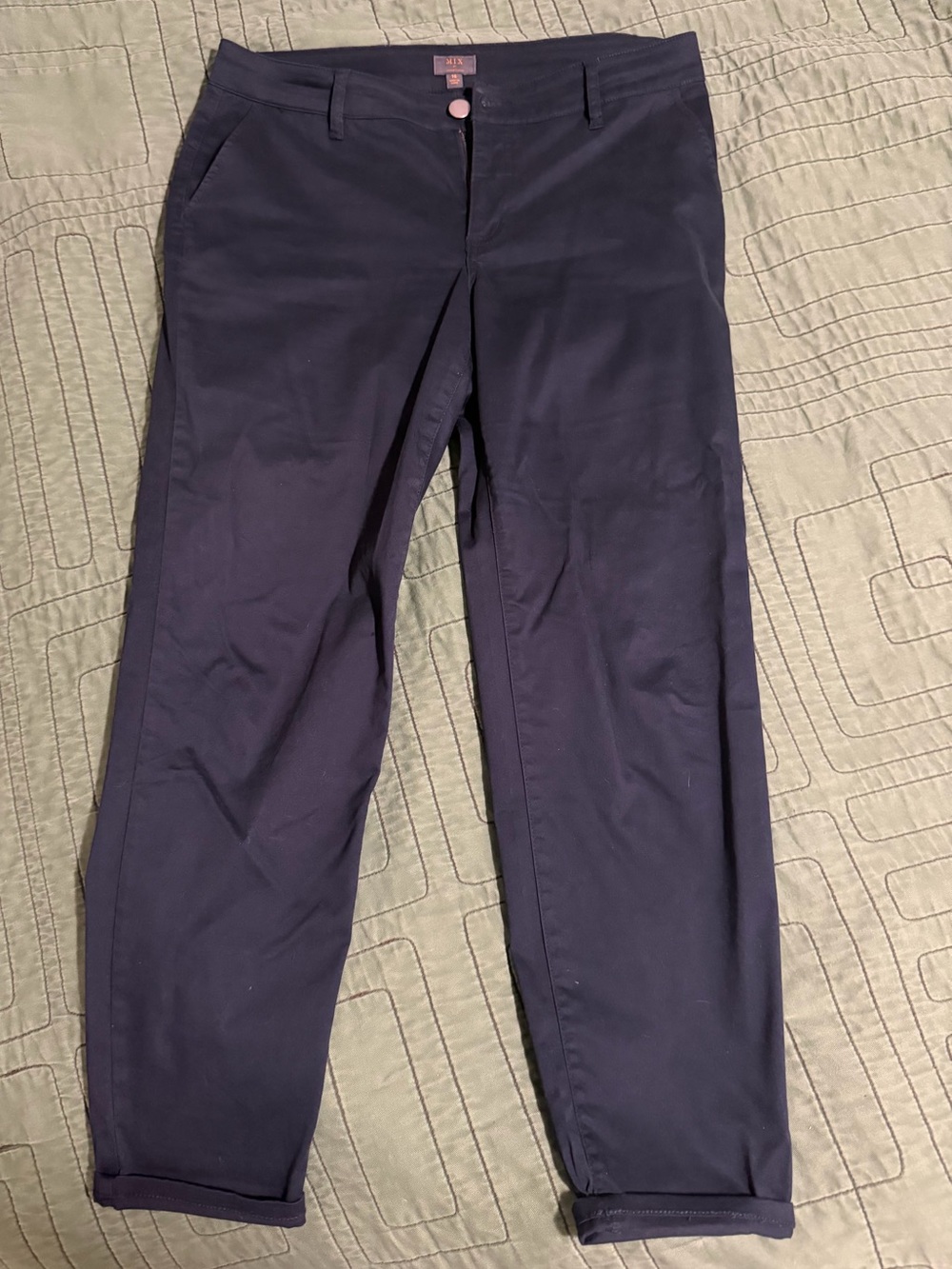 Women’s Navy Stretch Chino Pants